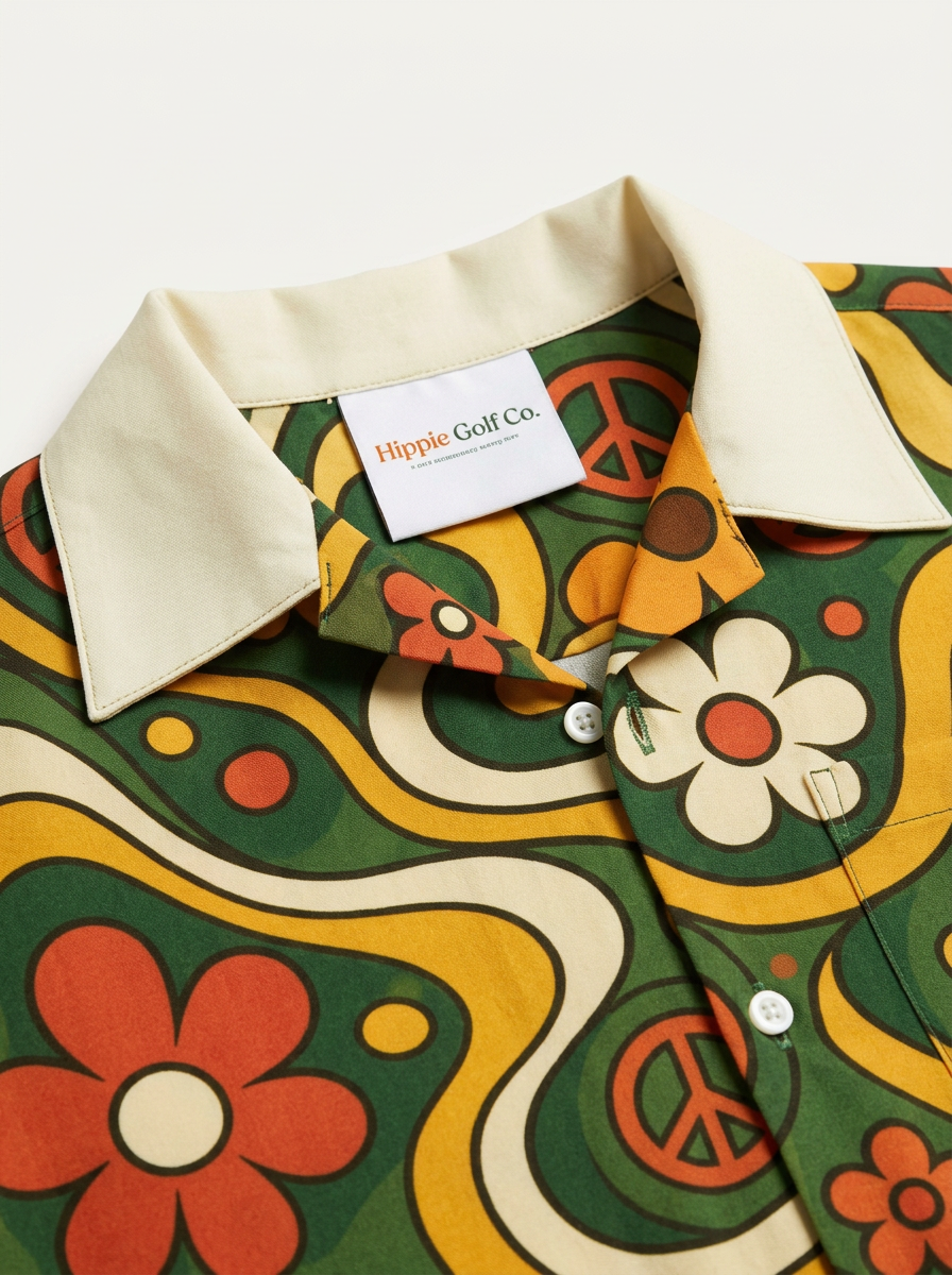 Righteous Revere Button-Up | Premium | Meticulous Craftsmanship | Eco-Friendly | Hippie Golf Co