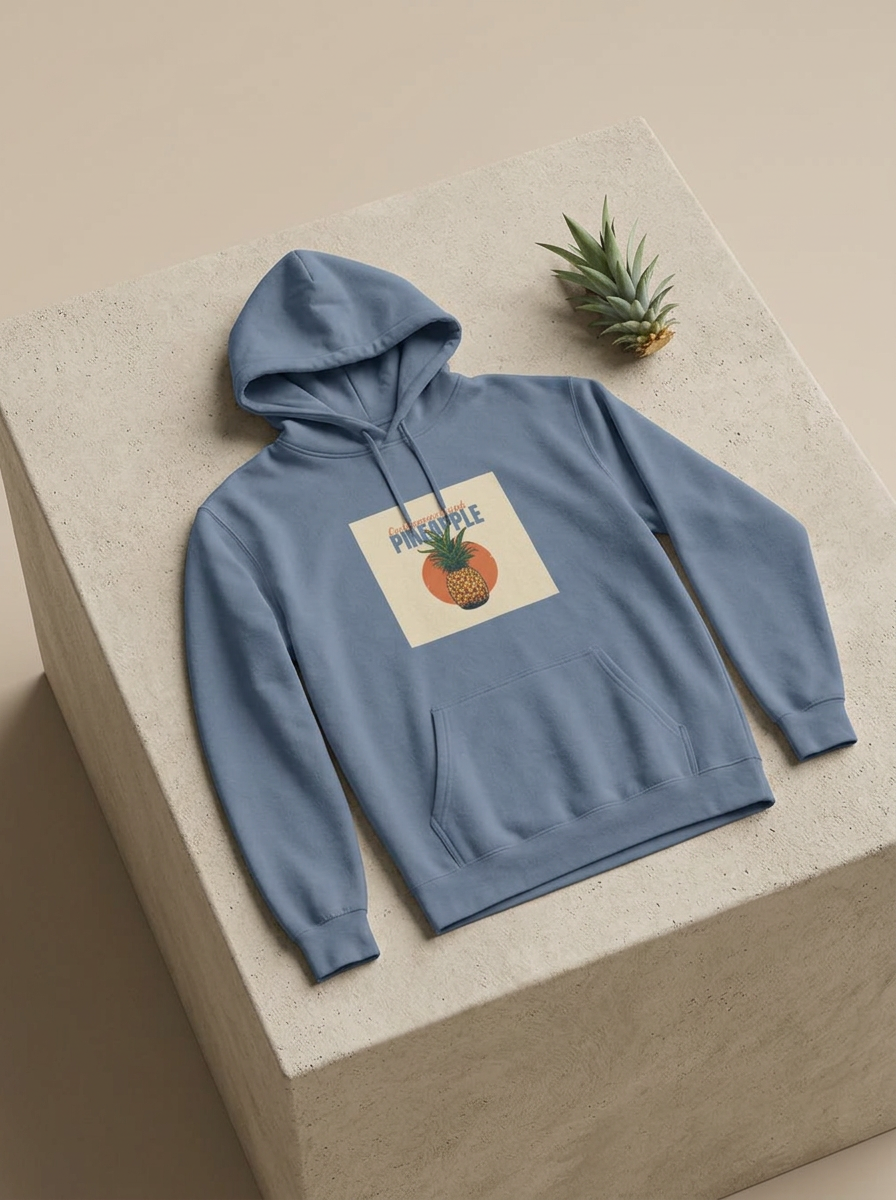 Pineapple Vintage Style Hoodie