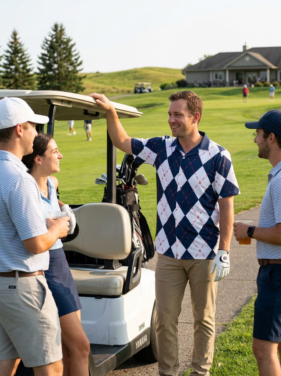 Albatross Argyle Button Shirt