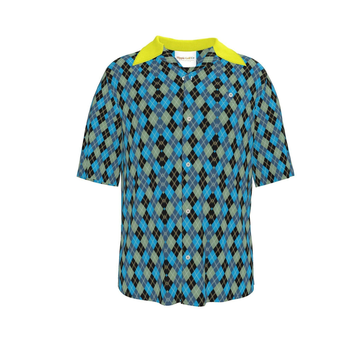 Mens Argyle Revere Shirt | Premiun Natural Fabrics