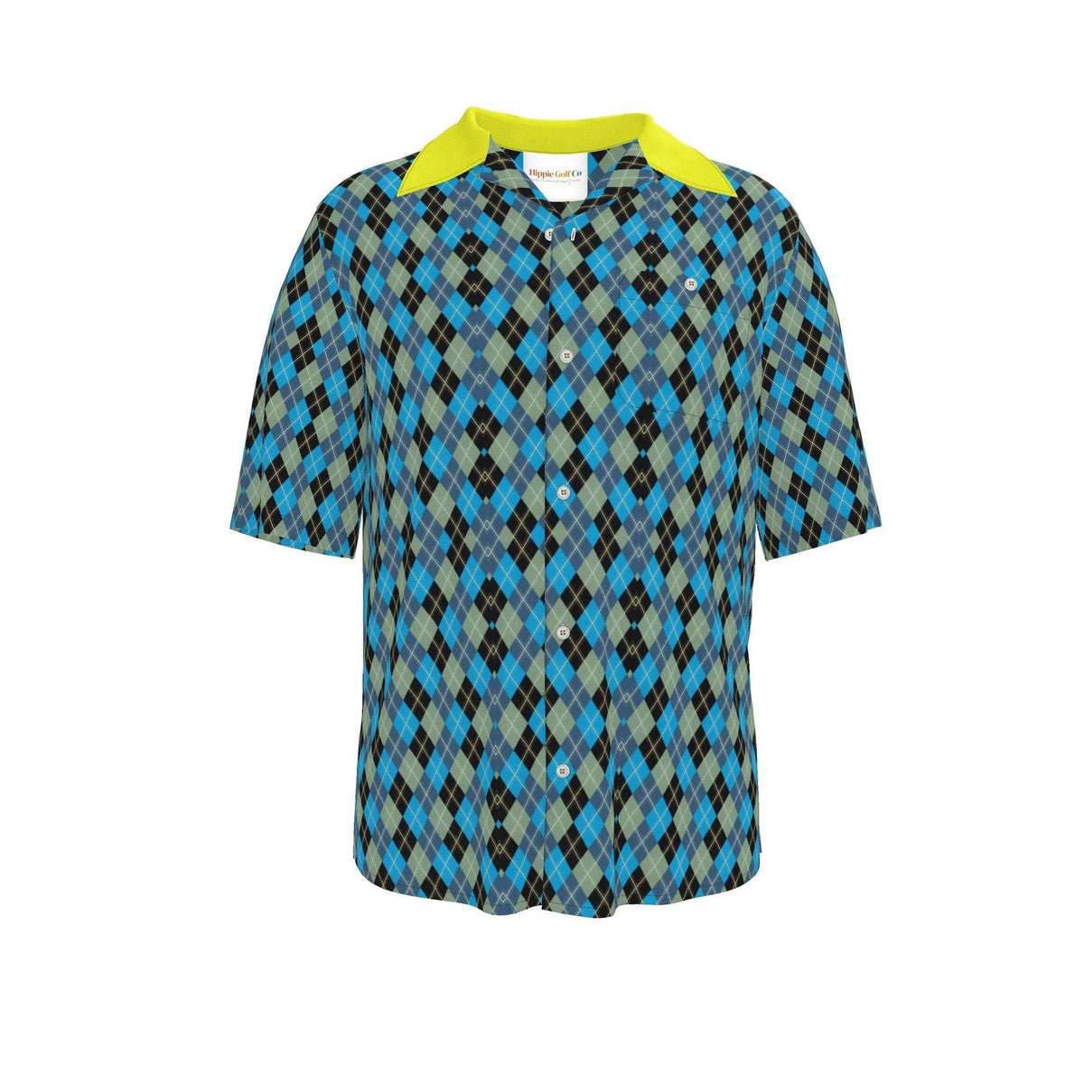 Mens Argyle Revere Shirt | Premiun Natural Fabrics