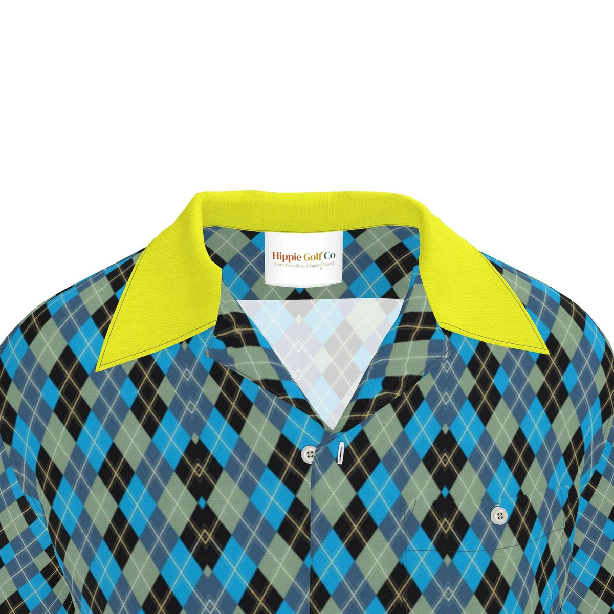 Mens Argyle Revere Shirt | Premiun Natural Fabrics
