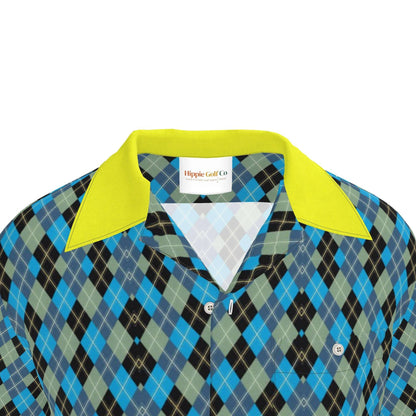 Mens Argyle Revere Shirt | Premiun Natural Fabrics