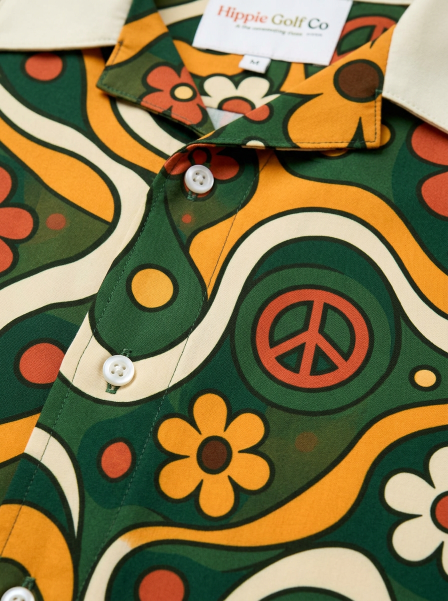 Righteous Revere Button-Up | Premium | Meticulous Craftsmanship | Eco-Friendly | Hippie Golf Co