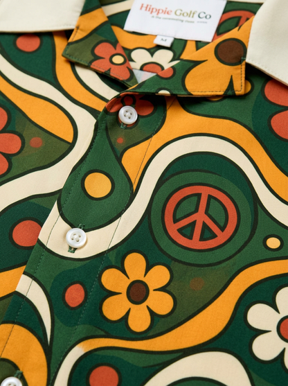 Righteous Revere Button-Up | Premium | Meticulous Craftsmanship | Eco-Friendly | Hippie Golf Co