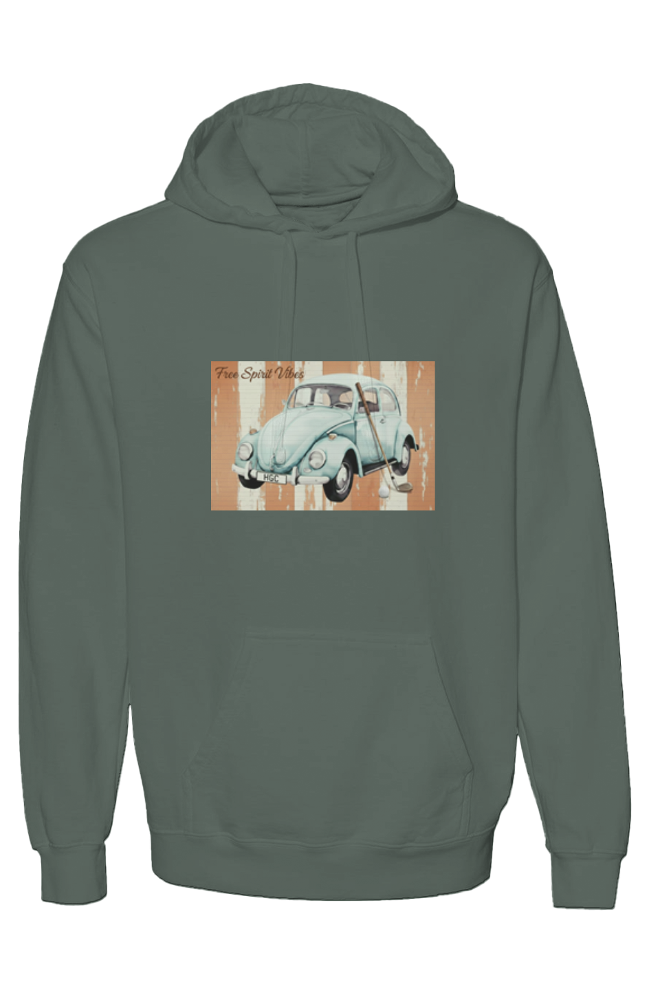 Free Spirit Vintage Style Hoodie
