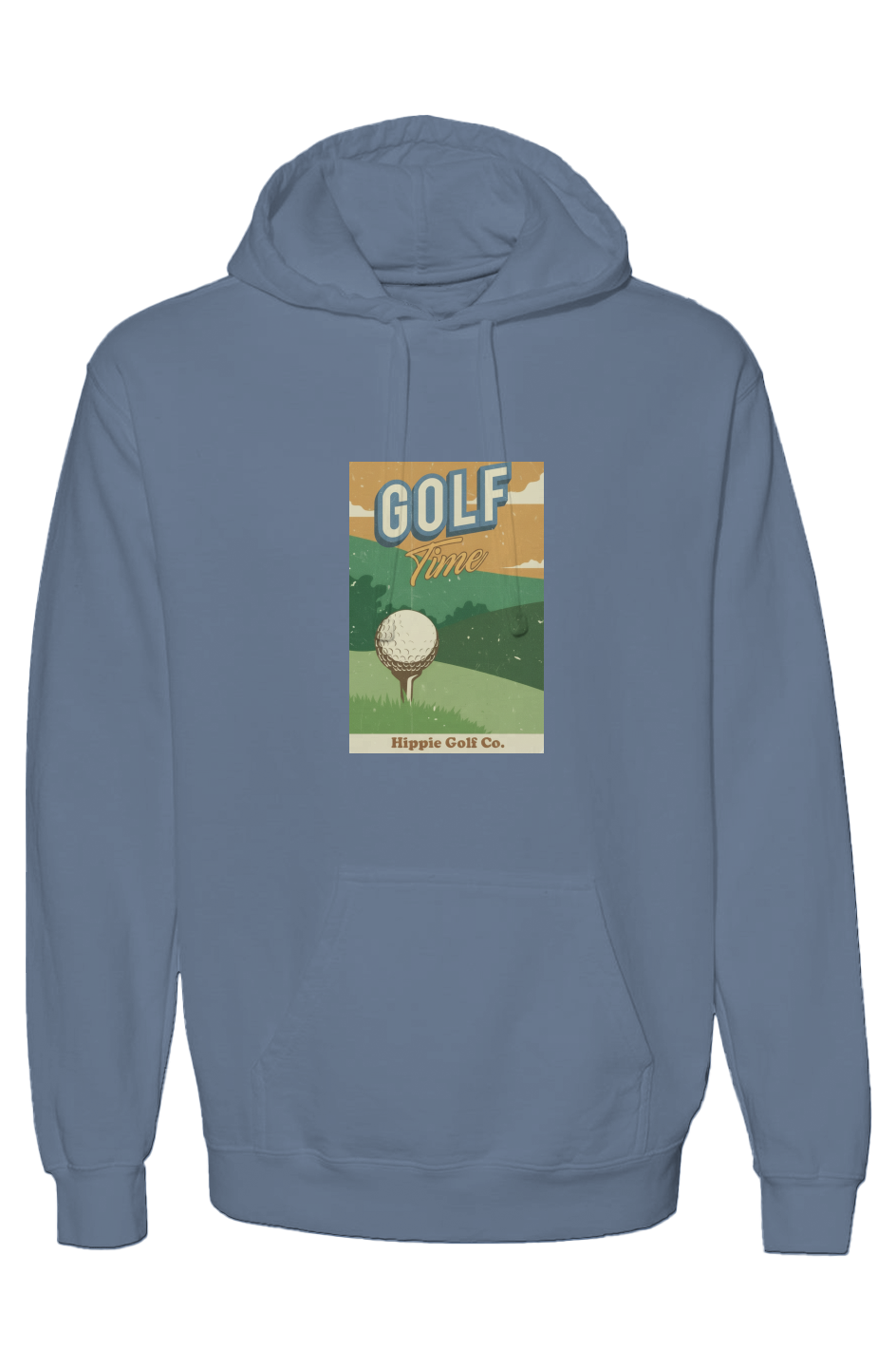 Golf Time Vintage Style Hoodie