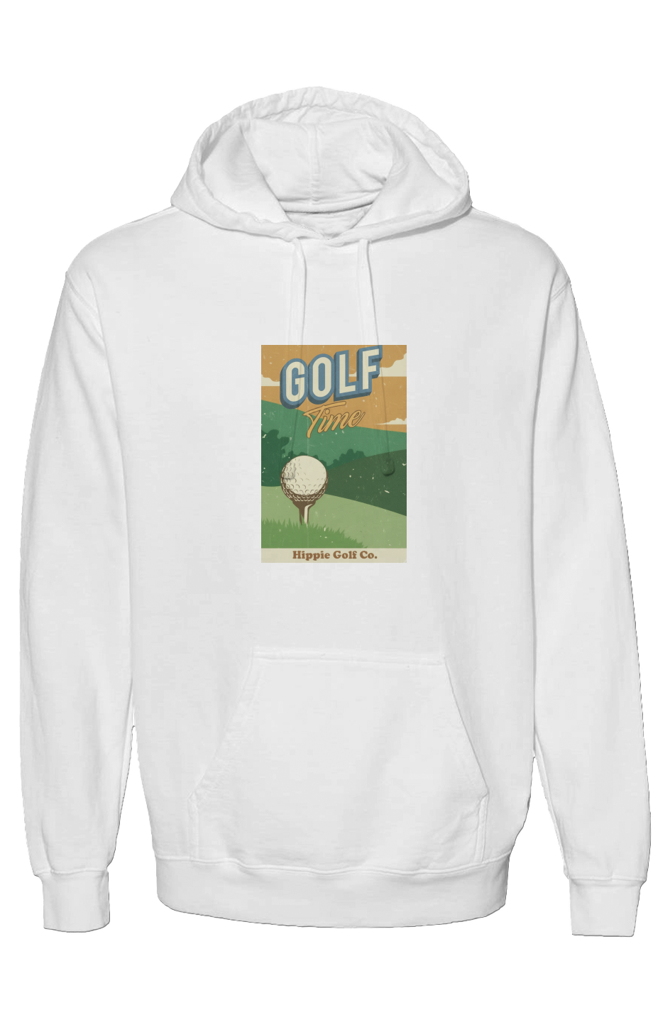 Golf Time Vintage Style Hoodie