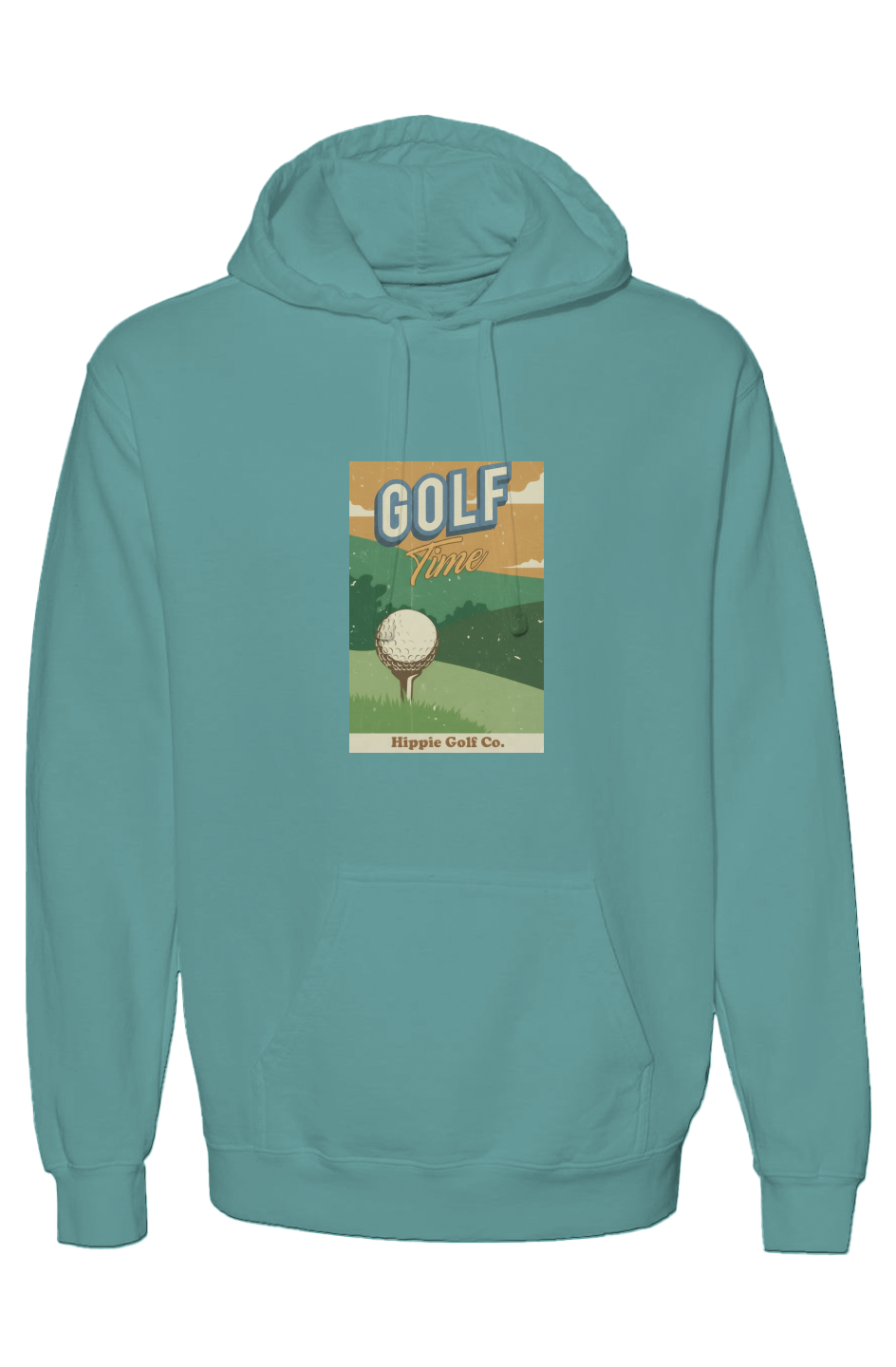 Golf Time Vintage Style Hoodie