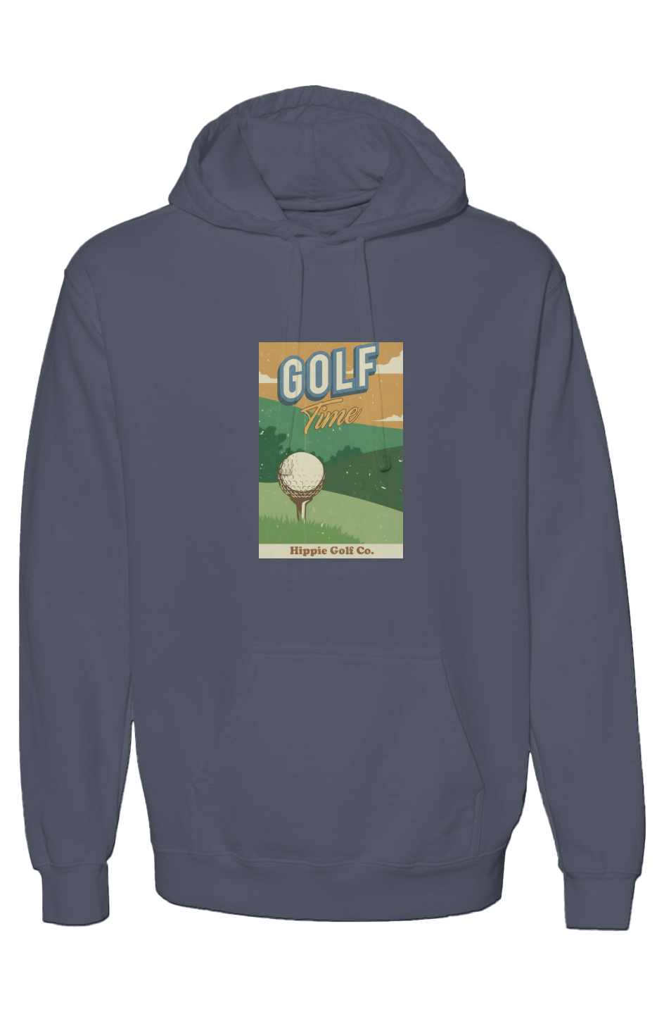Golf Time Vintage Style Hoodie