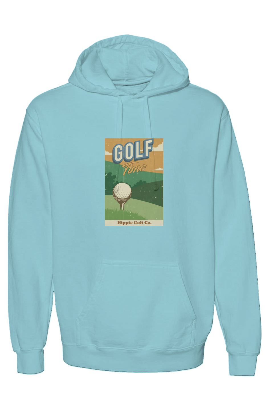 Golf Time Vintage Style Hoodie