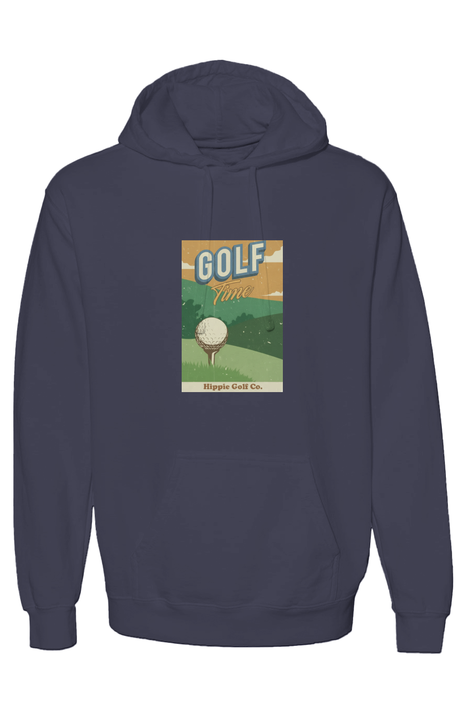Golf Time Vintage Style Hoodie
