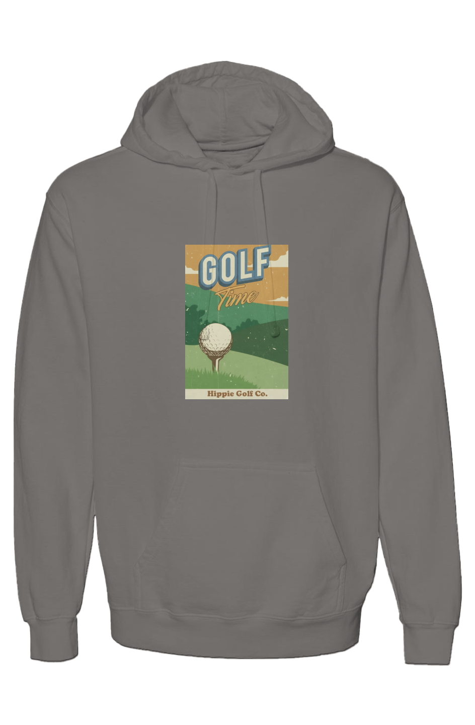 Golf Time Vintage Style Hoodie