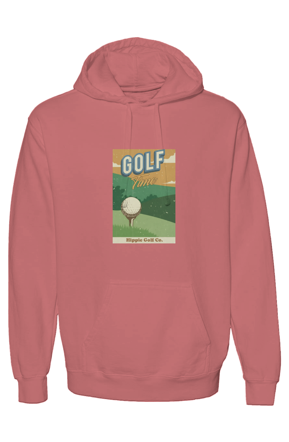 Golf Time Vintage Style Hoodie