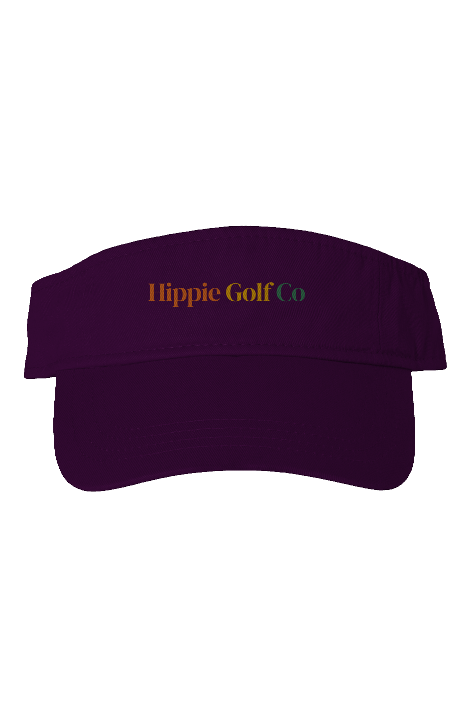 Classic Victory Lap Visor | Bio-Washed | 100% Coton Chino Twill | Hippie Golf Co