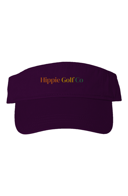 Classic Victory Lap Visor | Bio-Washed | 100% Coton Chino Twill | Hippie Golf Co