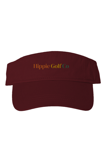 Classic Victory Lap Visor | Bio-Washed | 100% Coton Chino Twill | Hippie Golf Co
