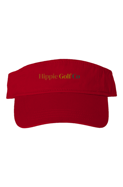 Classic Victory Lap Visor | Bio-Washed | 100% Coton Chino Twill | Hippie Golf Co