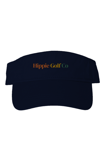 Classic Victory Lap Visor | Bio-Washed | 100% Coton Chino Twill | Hippie Golf Co
