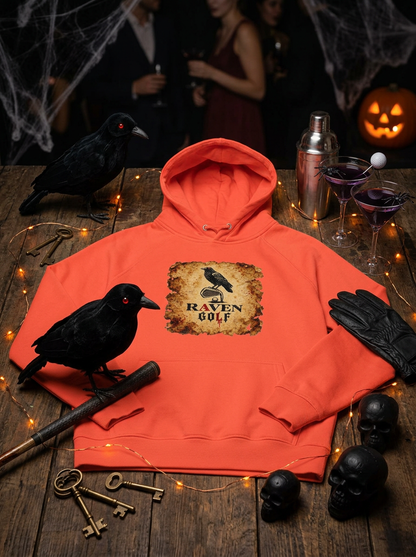 Raven Golf Raglan Hoodie | Organic Cotton | Recycled Polyester |