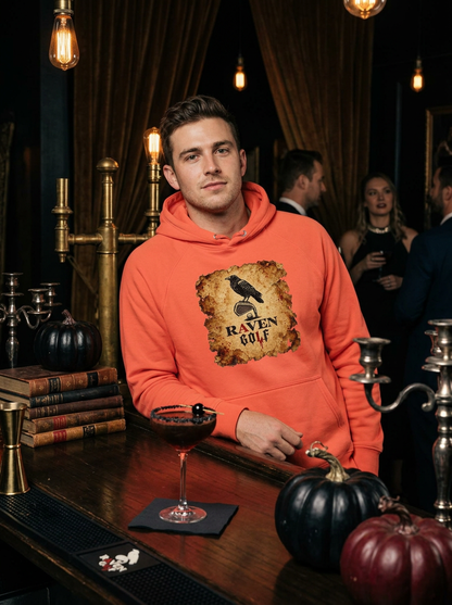 Raven Golf Raglan Hoodie | Organic Cotton | Recycled Polyester |