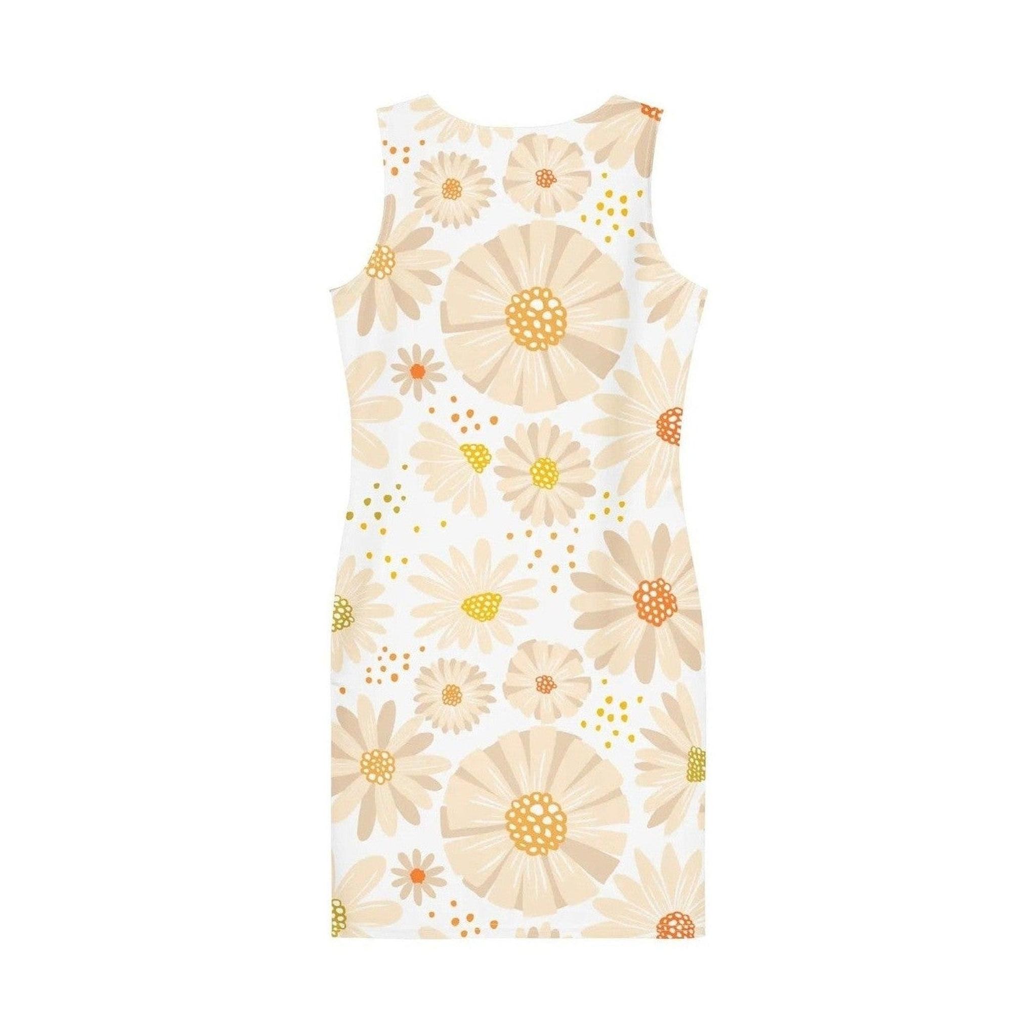 Groovy Floral Bodycon Dress | Recycled Golf Dress