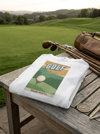 Golf Time Vintage Style Hoodie